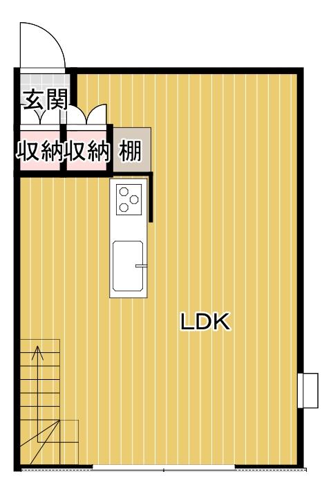 山形市鉄砲町のマンションの間取り