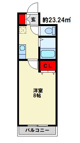 Bergamotto馬借の間取り