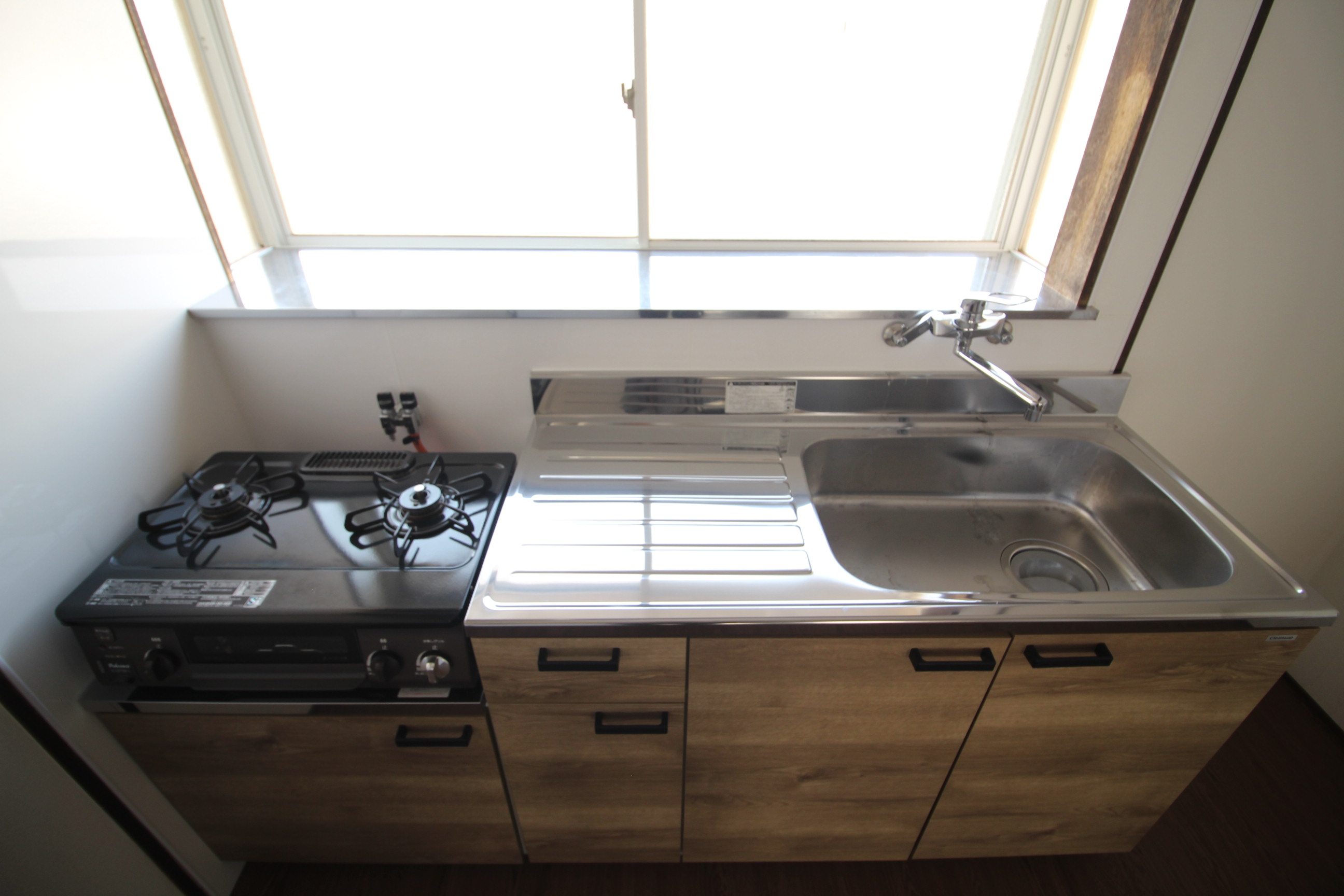 キッチン　2口ガスコンロ付です☆