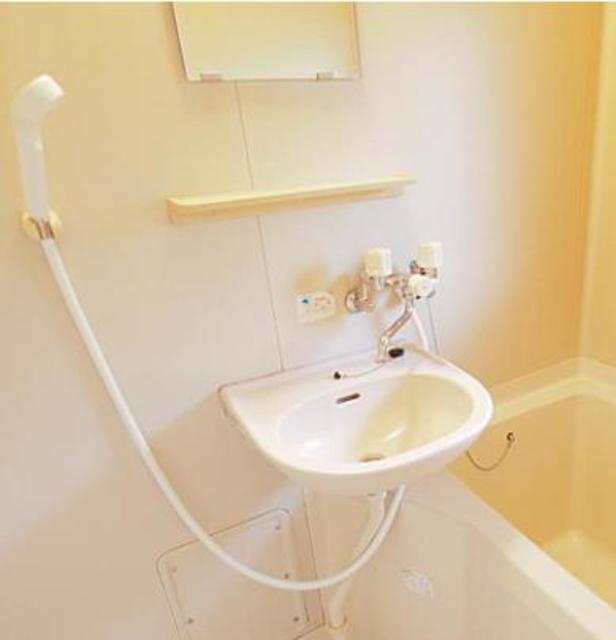 洗面設備　モデルルームです。