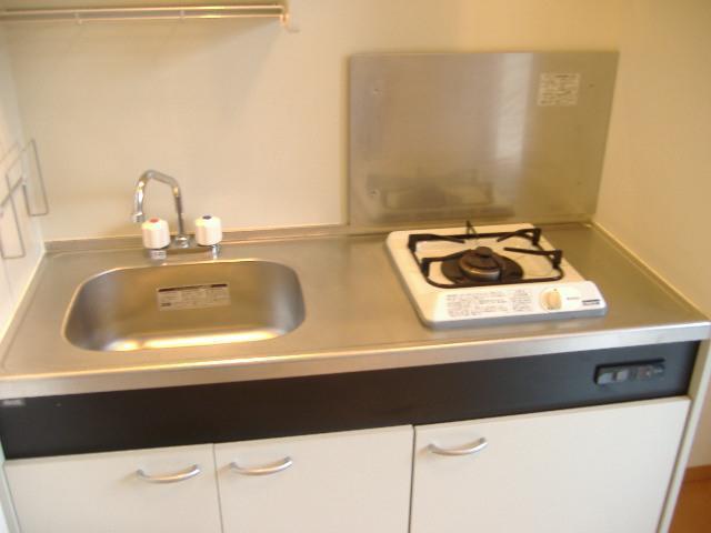 キッチン　ガスコンロ付きはうれしい
