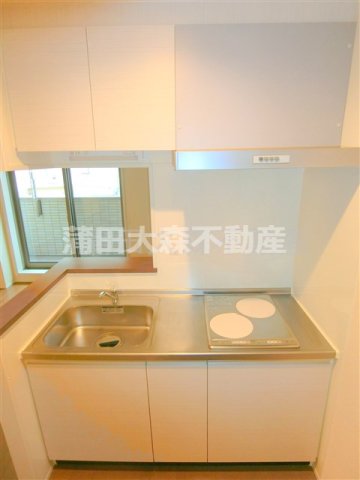 キッチン　2口IHシステムキッチン　カウンターキッチン