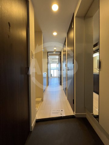 玄関　プレサンスOSAKA DOMECITYスクエア　玄関姿見