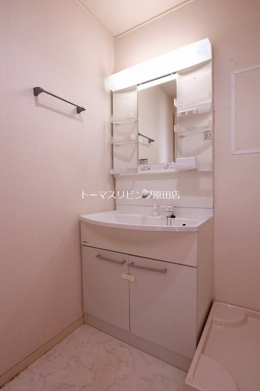 洗面設備　201号室写真