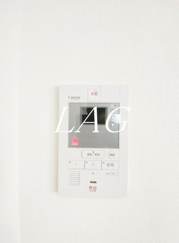 セキュリティ　モニター付きインターホンです。