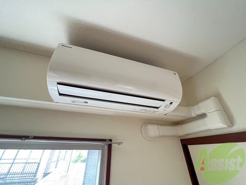 その他設備　エアコンが付いているので夏も冬も快適ですね～
