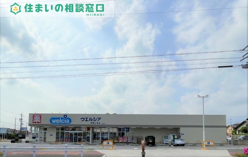 ドラックストア　ウエルシア岡崎上地店（ドラッグストア）まで733m