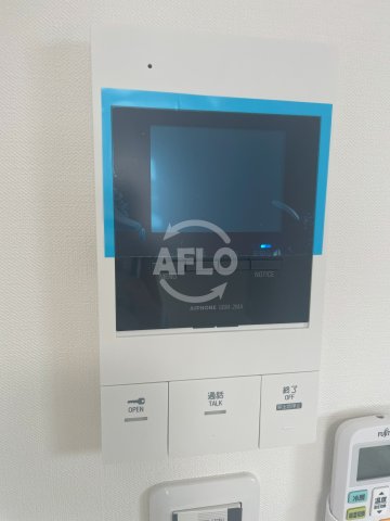 セキュリティ　リアコート北田辺　モニター付きインターホン