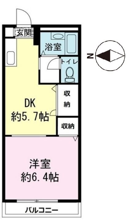ヴィラソルデの間取り写真