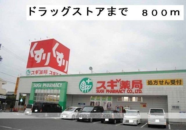 ドラックストア　スギ薬局（ドラッグストア）まで800m