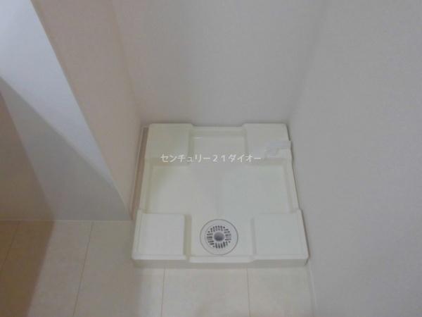 洗面設備　室内洗濯機置場