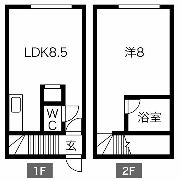 フレンドパークの間取り写真