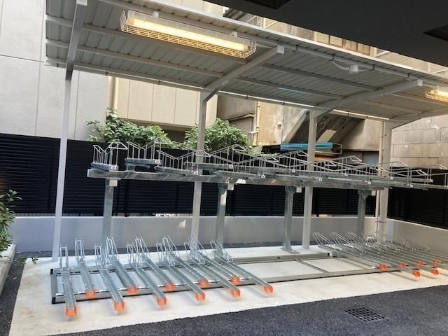 駐車場　駐輪場です。