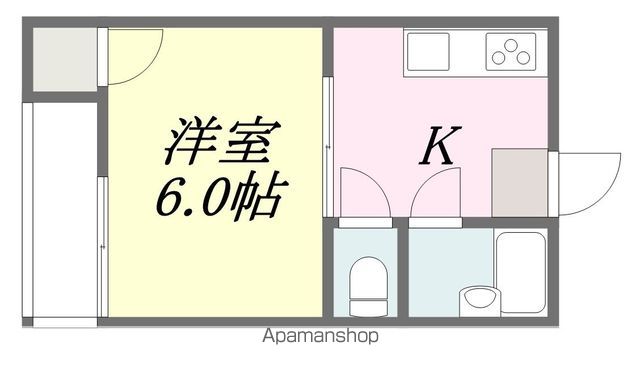 コーポヤマウチの間取り写真