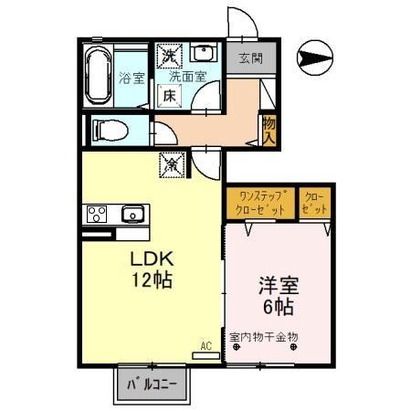北陸鉄道石川線 四十万駅 徒歩82分 2階建 築17年の間取り写真