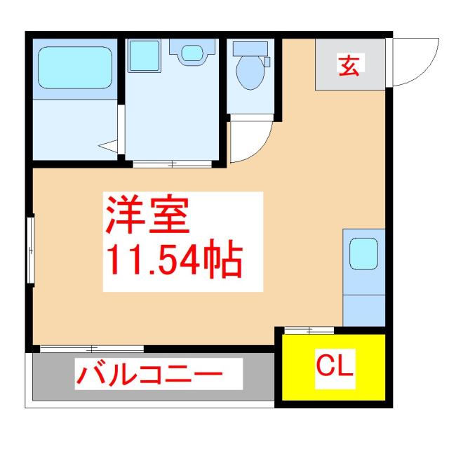 ＪＲ日豊本線 国分駅 2階建 築3年の間取り写真