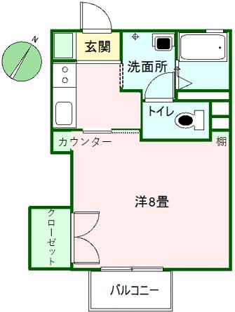 ビューコートの間取り写真