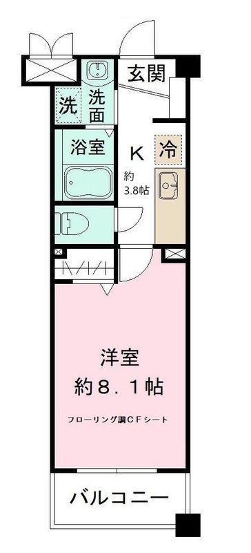 ＪＲ総武線 西船橋駅 徒歩6分 4階建 築22年の間取り写真