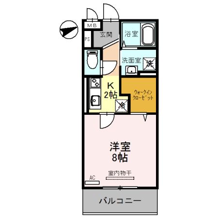 ロータス長町 A棟の間取り写真