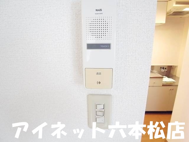 セキュリティ　インターホンで安心です。