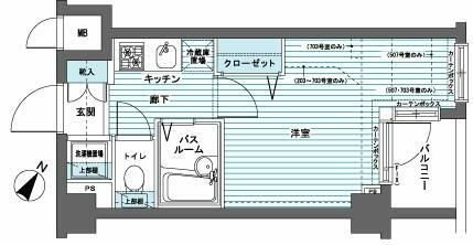 京王線 代田橋駅 徒歩9分 8階建 築20年の間取り写真