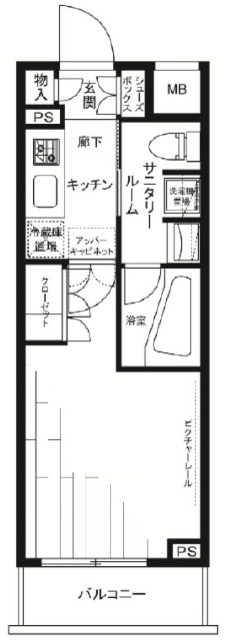 ステージグランデ大森アジールコートの間取り写真