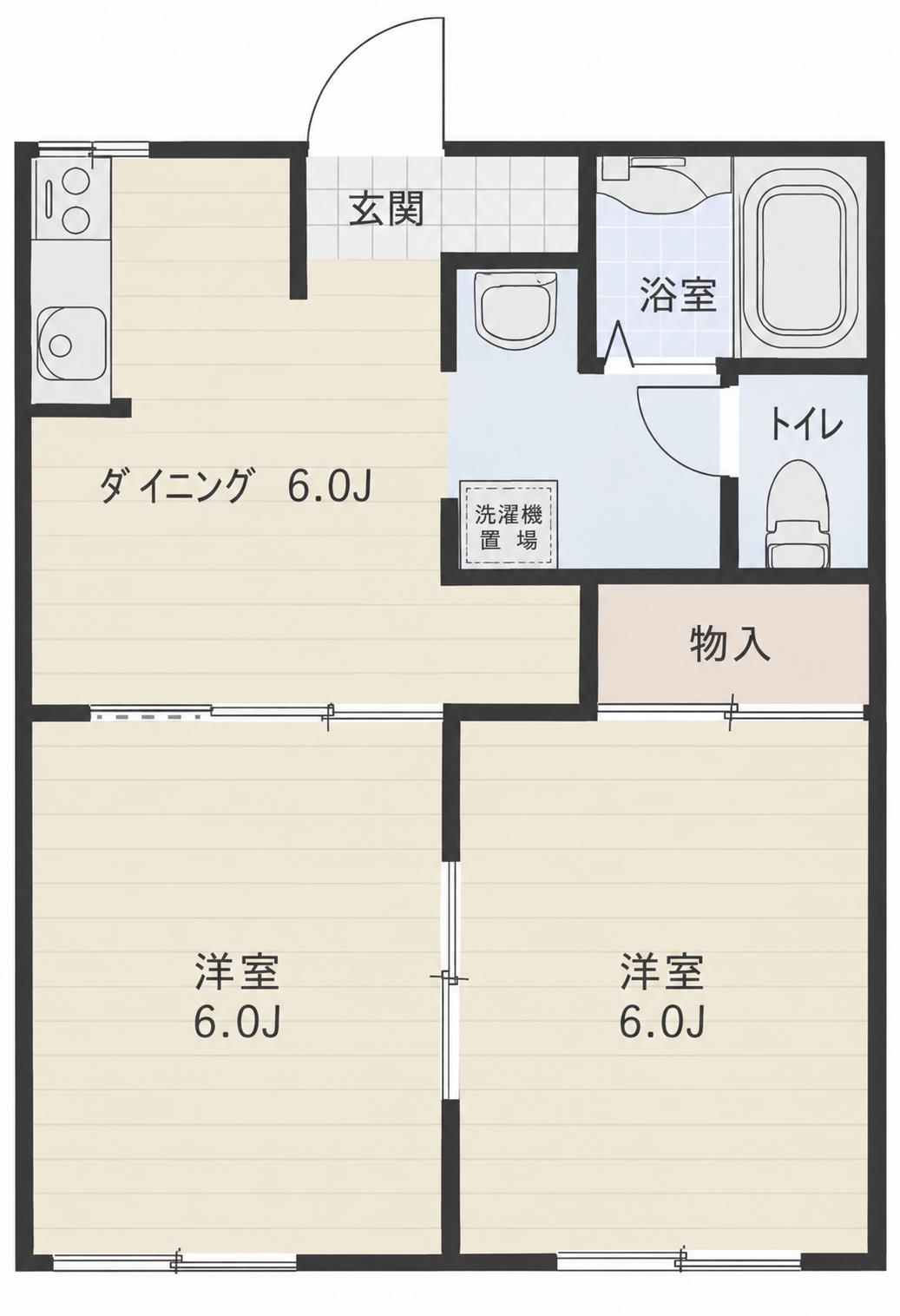サンバレーの間取り写真
