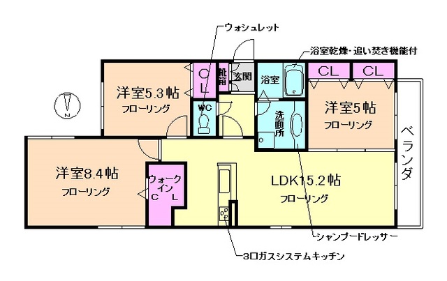 SAKURA NINETYの間取り写真