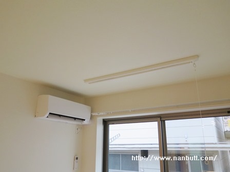 その他設備　雨の日も安心な室内物干し完備