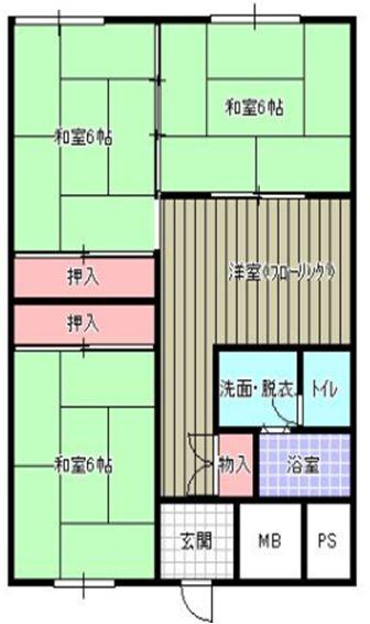 フィールド南福岡の間取り