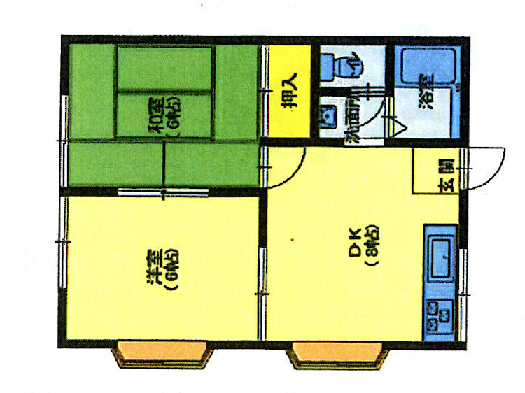 ペルシェ広田の間取り