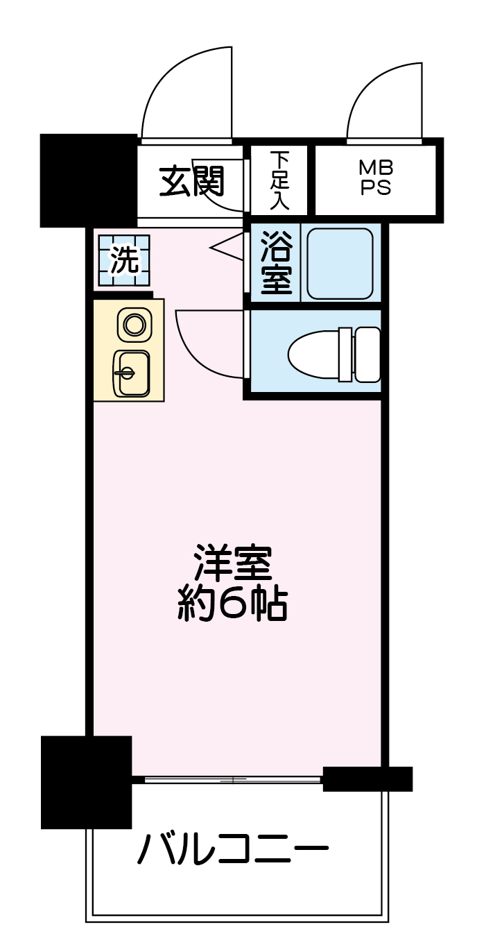 クリオ新子安ファーストの間取り