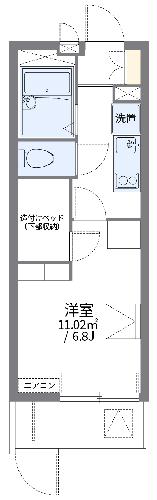 レオパレスＣｏｎｆｅｉｔｏの間取り