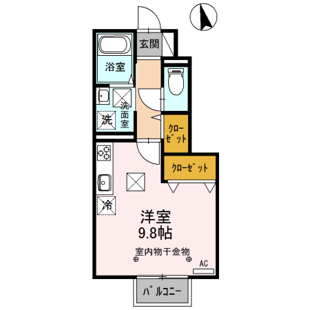 Ｓｅｓｔｏ（セスト）　1階の物件の間取り