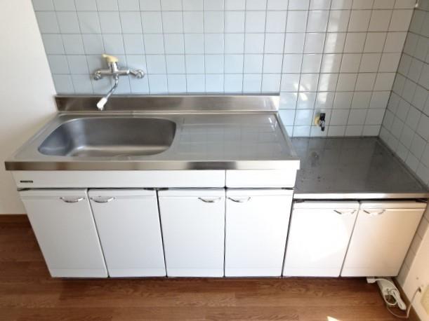 キッチン　キッチンガスコンロ設置可