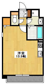 姫路市忍町のマンションの間取り