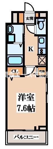 深野５丁目アパートWESTの間取り