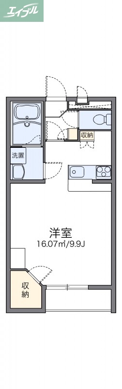 レオパレスパル北方IIの間取り