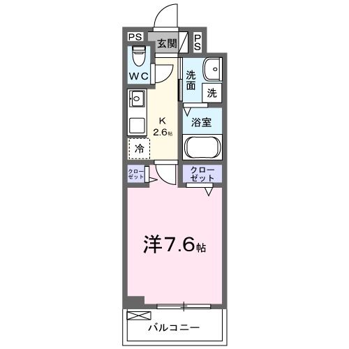 船橋市西船のアパートの間取り