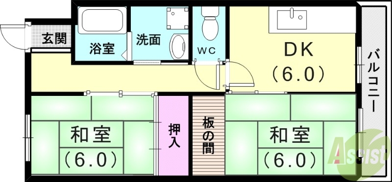 結城ビルの間取り