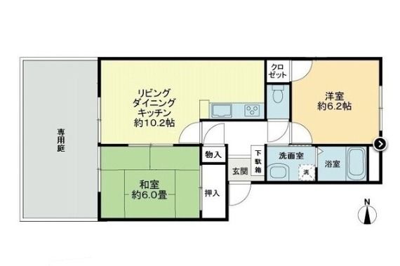 フォブール屋島２１の間取り