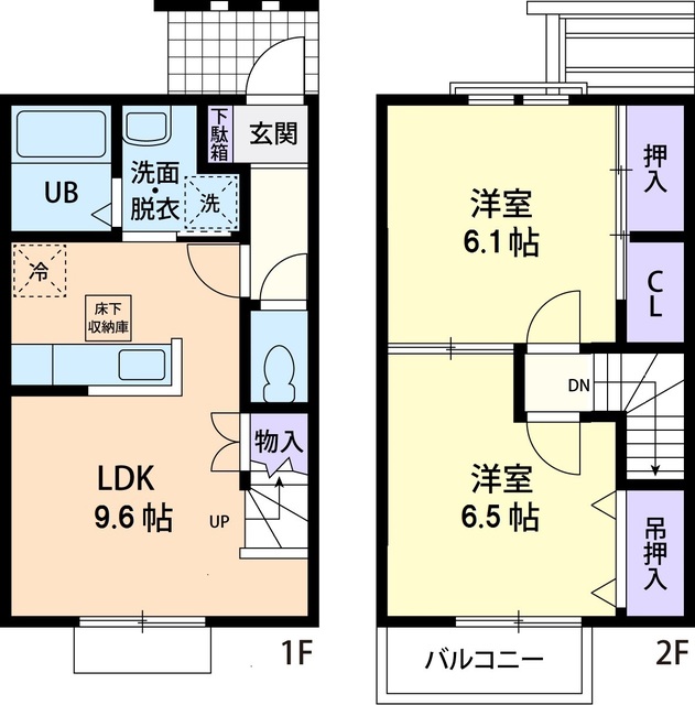 フォーリア　Ｂの間取り