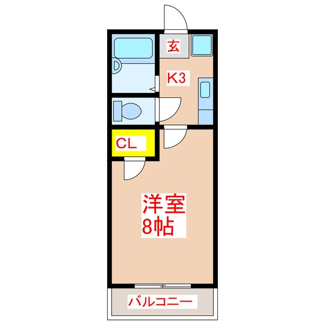 ロイヤルメゾン城西の間取り