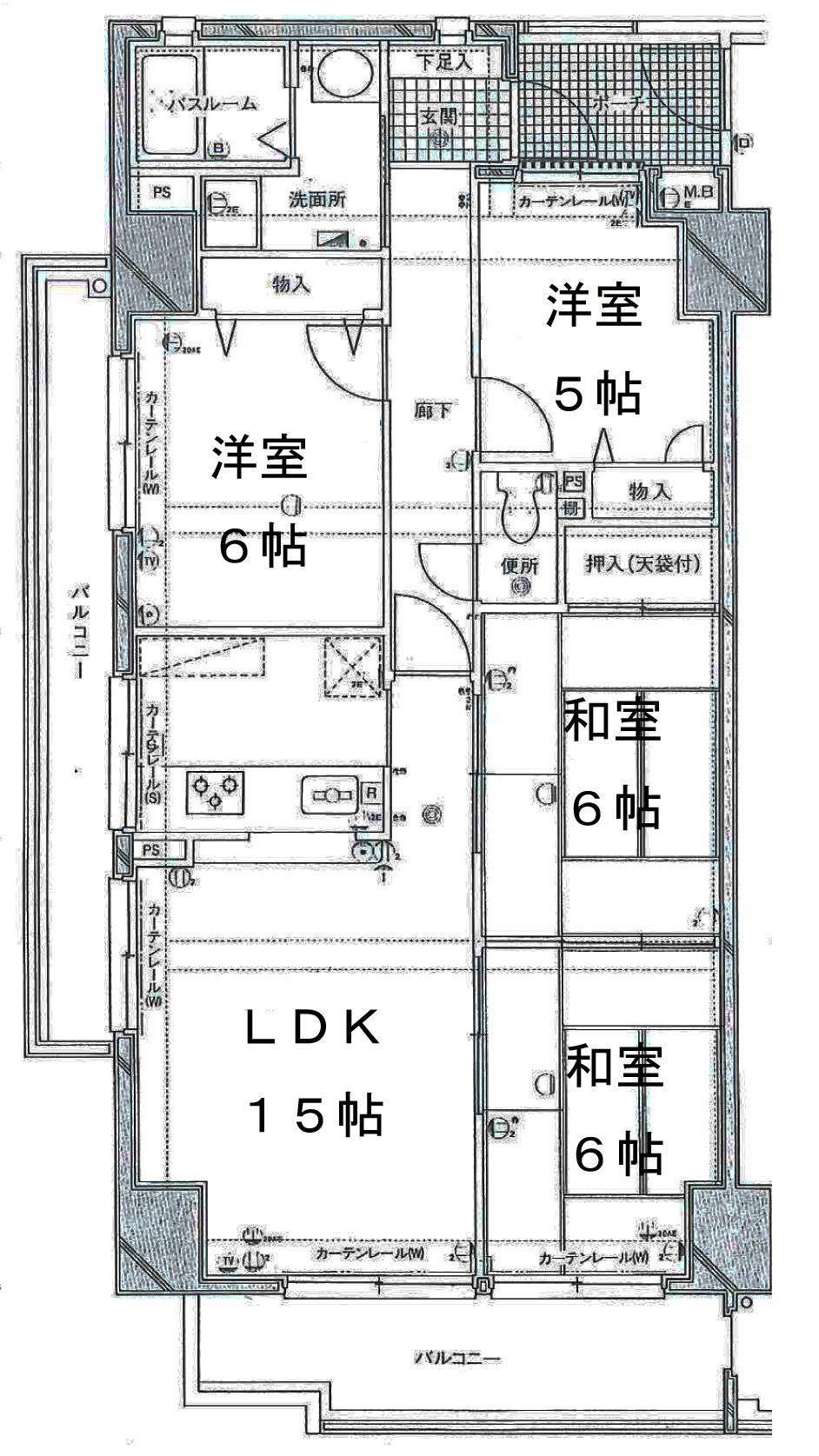 サーパス三津壱番館の間取り