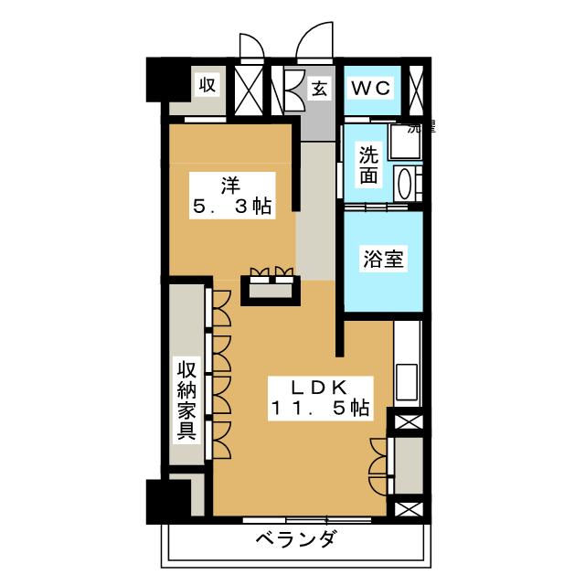 ロイヤルオーク栄セントラルプラザの間取り