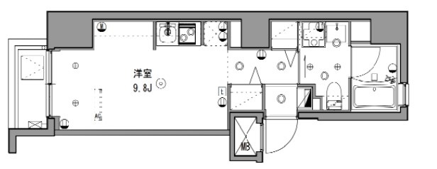 ラグーナ三田の間取り