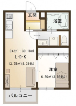 N-庚午北の間取り