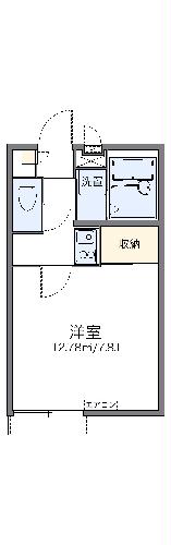 レオパレスアイビス　Ａｙａの間取り