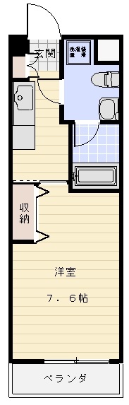 エイムオーエス島崎町マンションの間取り