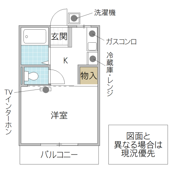 バンビーズ A棟の間取り